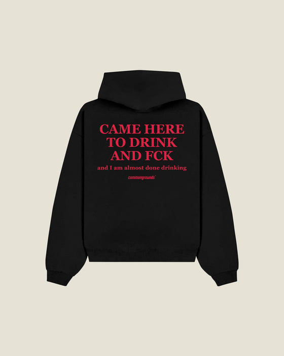 Came Here To Drink And Fck And I Am Almost Done Drinking Hoodie