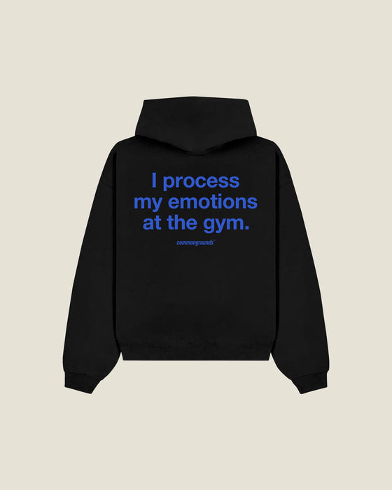 I Process My Emotions At The Gym Hoodie
