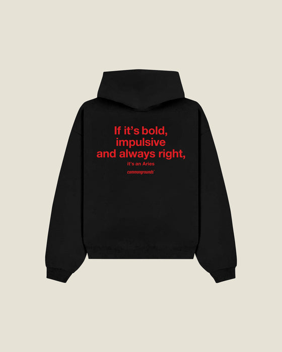If It's Bold, Impulsive And Always Right, It's An Aries Hoodie