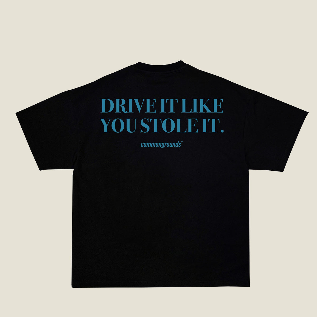 DRIVE IT LIKE YOU STOLE IT Tee in black, back print