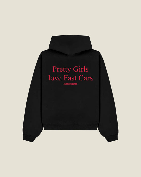 Pretty Girls Love Fast Cars Hoodie